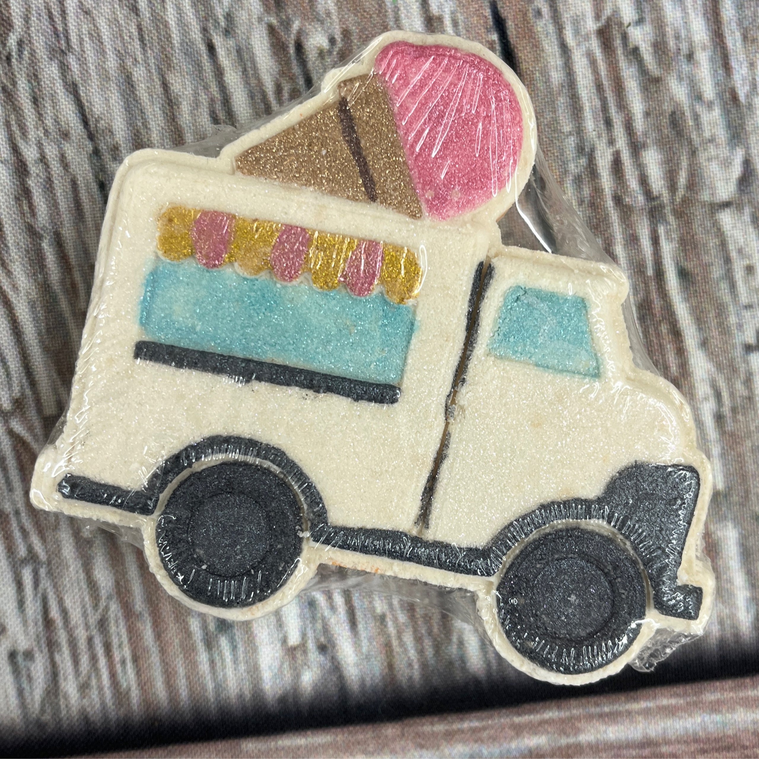 Ice cream truck bath bomb The Sudsy Hen Ice cream truck bath bomb The Sudsy Hen