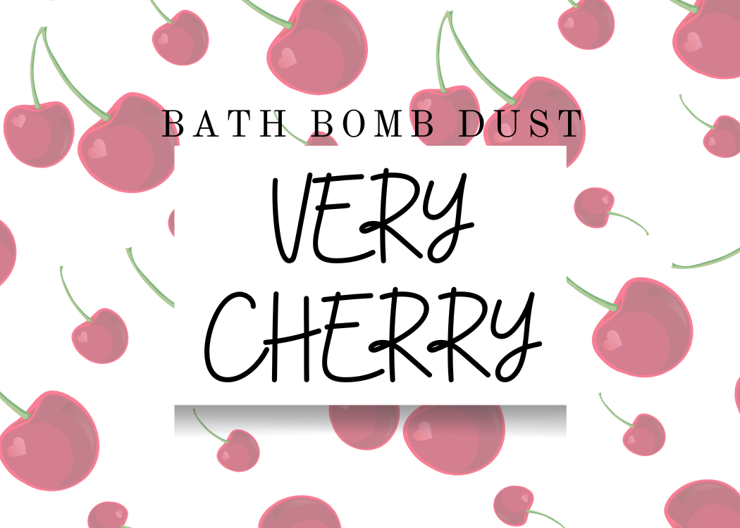 Very Cherry Bath Bomb Dust The Sudsy Hen Very Cherry Bath Bomb Dust The Sudsy Hen